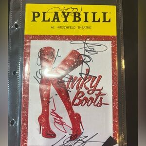 Brendon Urie Signed Kinky Boots Playbill Panic at the Disco